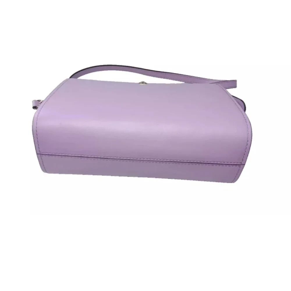 Kate Spade  New York Andi Leather Medium Crossbody Bag Purple Retail $228